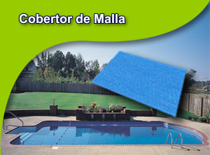 COBERTORES DE MALLA. Lonas de Piscinas Fuenlabrada. Fabricantes de lonas o cobertores de piscinas.